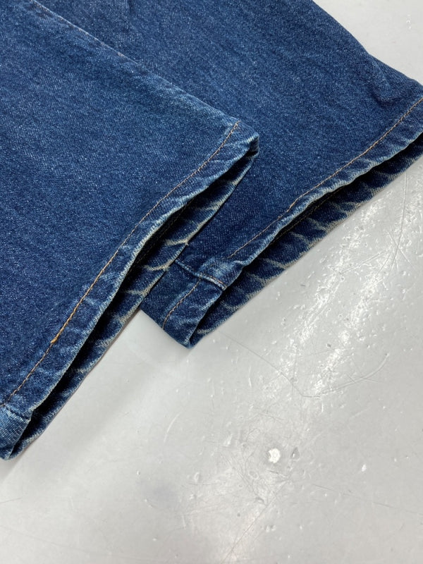 ダブルアールエル RRL 90s DENIM PANTS デニム パンツ ジップフライ ジーパン ジーンズ USA製 Ralph Lauren インディゴ 青 ロゴ R004 デニム ブルー サイズ 33 104MB-221