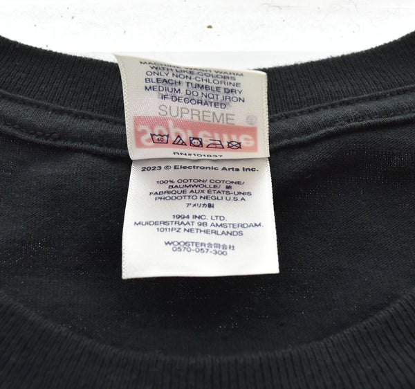 シュプリーム SUPREME 23AW  Fighter Tee Def Jam Fight ファイター ロゴ Tシャツ Tシャツ ブラック Mサイズ 103MT-3022