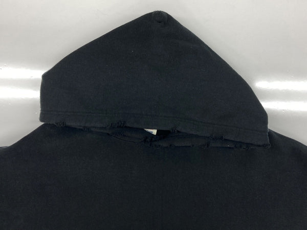 ゴールド GOLD LOOPWHEEL SWEAT PULLOVER PARKA DAMAGE AGED ループウィール プルオーバー パーカー ダメージ加工 裏起毛 フーディ 黒 GL69096 パーカ 無地 ブラック Mサイズ 104MT-1686