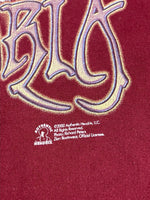 US US古着 00's Y2K ZION JIMI HENDRIX ジミ・ヘンドリックス オフィシャル XXL Tシャツ ワインレッド 3Lサイズ 101MT-4991