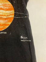 ヴィンテージ vintage 90's 90年代 Hanes HaRlequin 宇宙 惑星 アートプリント スーベニアT MADE IN USA アメリカ製 Tシャツ ブラック Sサイズ 101MT-4814