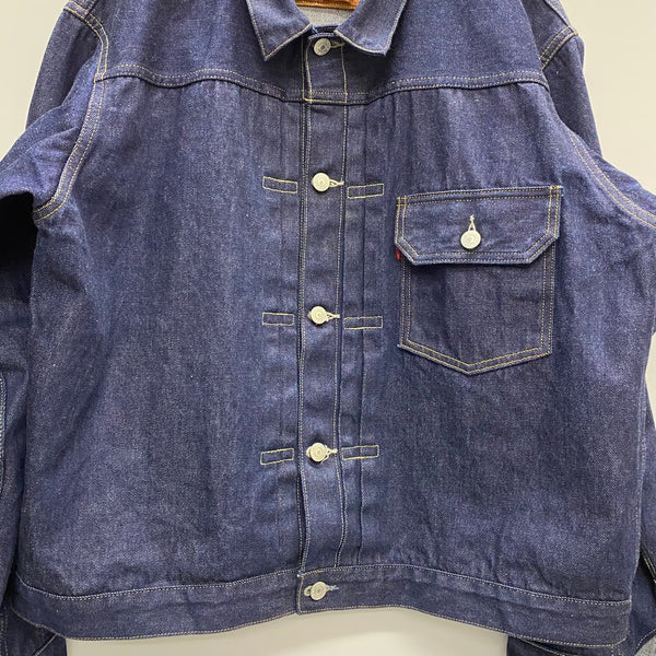 【曜日割引対象外】 リーバイス Levi's LVC 1936 506XXE T-BACK 日本製 赤耳 濃紺 70506-0028 ジャケット ブルー 46サイズ 201MT-4857 VB