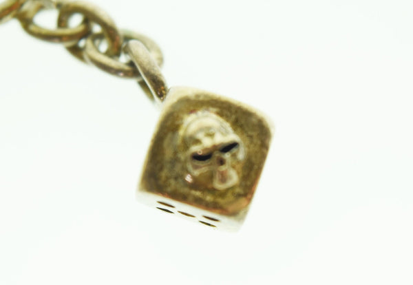 サーティーンデザインズ THIRTEEN DESIGNS スカル ダイス ネックレス ペンダント アクセサリー メンズジュエリー・アクセサリー ネックレス・ペンダント シルバー 103G-147