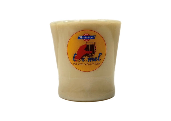 ファイアーキング Fire-King NUTRICIA Cecemel Mug ニュートリシア セセメル マグ 無刻印 フラットボトム Dハンドル USA製 耐熱 マグカップ 黄 その他 ロゴ イエロー 104Z-26