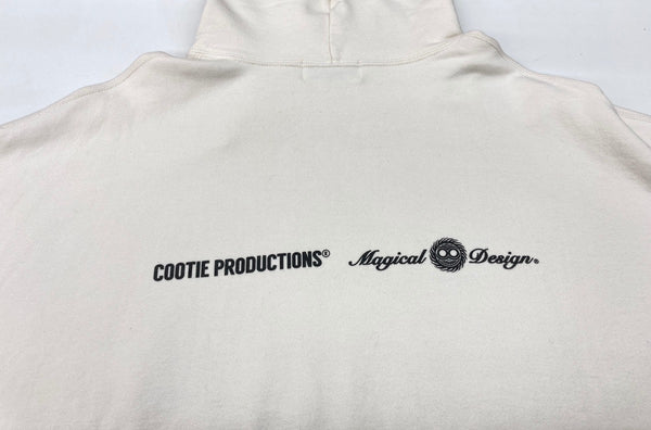クーティー COOTIE × Magical Design マジカル デザイン Print Sweat Hoodie プリント スウェット フーディ 白 CTE-24A337 パーカ プリント ホワイト Mサイズ 104MT-2207