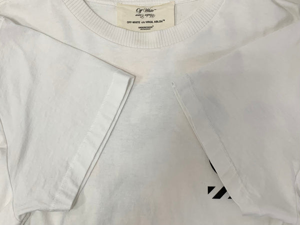 オフホワイト Off-White アンダーカバー UNDERCOVER コラボ OMAA061G19877010 Tシャツ ホワイト XSサイズ 201MT-4746