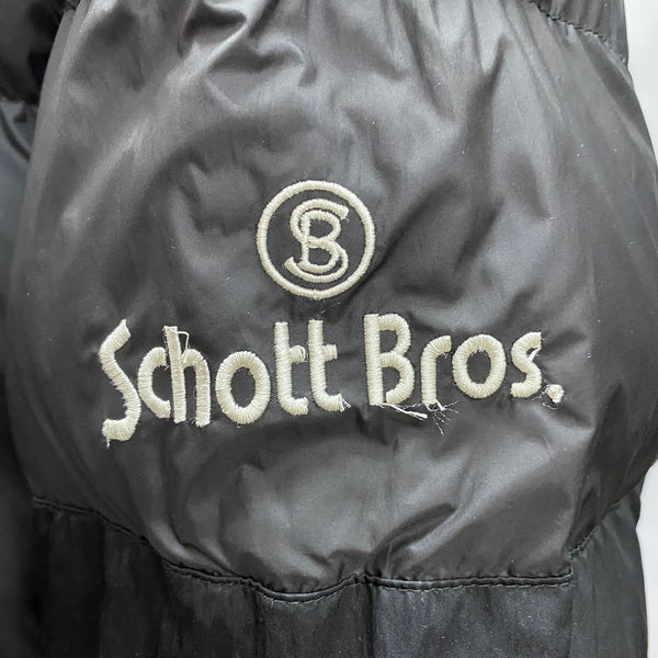 ショット SCHOTT ハイブリッド ダウンジャケット HYBRID DOWN JKT 3102056 ブラック XLサイズ 201MT-4566