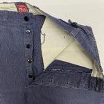 【曜日割引対象外】 リアルマッコイズ JOE McCOY 旧マッコイズ 8HOUR UNION ウォバッシュ ヒッコリー ボトムスその他 ブルー 32-36サイズ 201MB-1167 VB