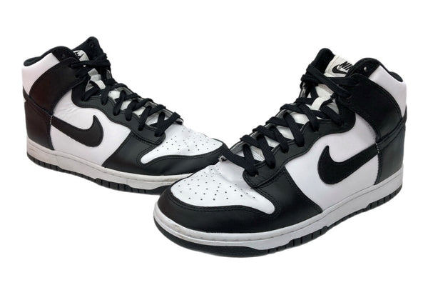 ナイキ NIKE 22年製 DUNK HI RETRO ダンク ハイ ノンエア バスケ パンダ シューズ 白 黒 DD1399-105 メンズ靴 スニーカー ホワイト 27.5cm 104S-933