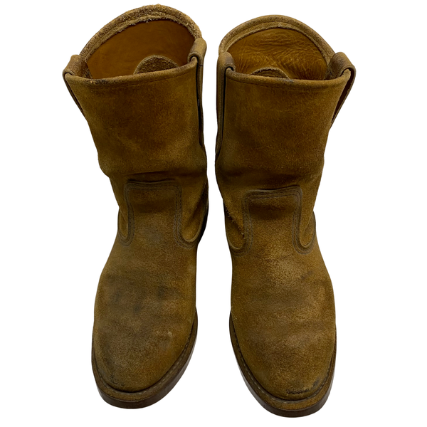 【曜日割引対象外】 レッドウィング RED WING 2007年製 ペコスブーツ スエード 8188 メンズ靴 ブーツ ペコスタイプ ブラウン 23.5cmサイズ 201-shoes1370 VB