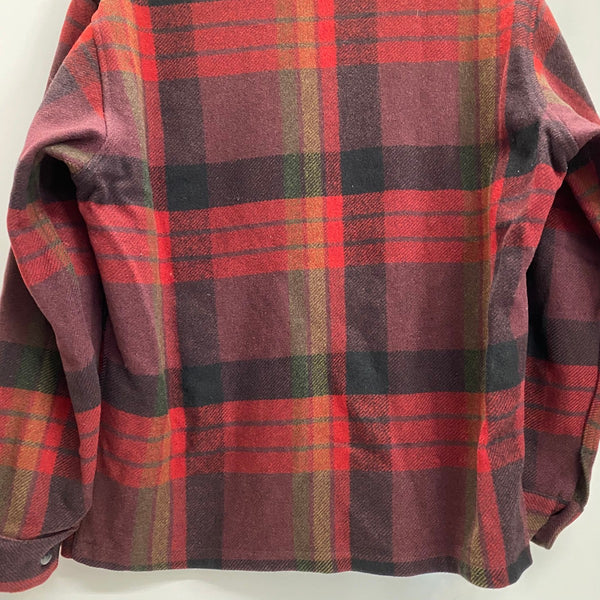 【曜日割引対象外】 ペンドルトン PENDLETON 60's バッファローチェック ウールジャケット ジャケット レッド Mサイズ 201MT-4418 VB