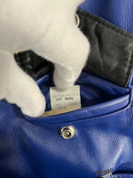 ショット SCHOTT Perfeecto 618 バイカータグ ダブルライダースジャケット 青 38 ジャケット ブルー 101MT-5441