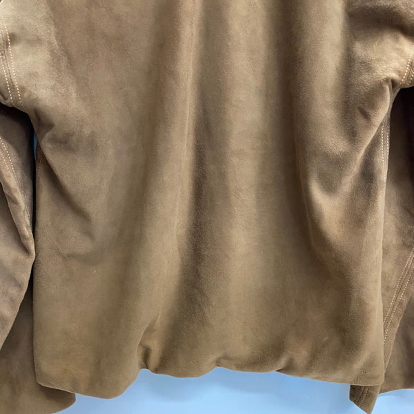 【曜日割引対象外】 ヴィンテージ vintage 60's The cloak and bagger 裏地ペイズリー ヌバックレザー プルオーバー ジャケット ブラウン 201MT-4648 VB