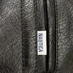 ノーティカ NAUTICA フェイクレザージャケット ブルゾン 233-1574 ジャケット ブラック Lサイズ 201MT-4235