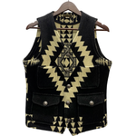 【曜日割引対象外】 ジェラード JELADO セーラムベスト Salem Vest ウール チマヨ柄 ベスト ブラック Mサイズ 201MT-4554 VB