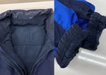 ラルフローレン RalphLauren POLO SPORT 90s REVERSIBLE DOWN PUFFER JACKET リバーシブル ダウン パファー ジャケット ジップアップ アウター 青 紺 ジャケット ロゴ ネイビー Mサイズ 104MT-2143