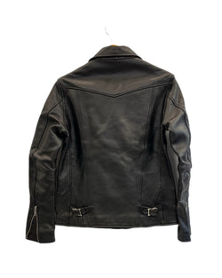 ジャーナルスタンダード JOURNAL STANDARD 牛革 ダブルライダースジャケット レザージャケット バイカー 黒 カウハイド 16-011-600-8060-3-0 ジャケット ブラック Lサイズ 101MT-5168