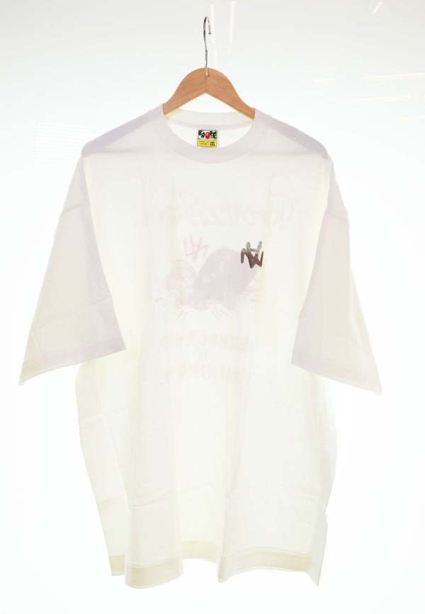 アベイシングエイプ A BATHING APE  NEIGHBORHOOD ブラザーフッド TEE 2XL Tシャツ ホワイト 3Lサイズ 103MT-2800
