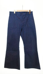 ミリタリー military US NAVY UTILITY TROUSERS デニム セーラー パンツ  8405-01-182-3870 デニム ブルー 32R 103MB-145