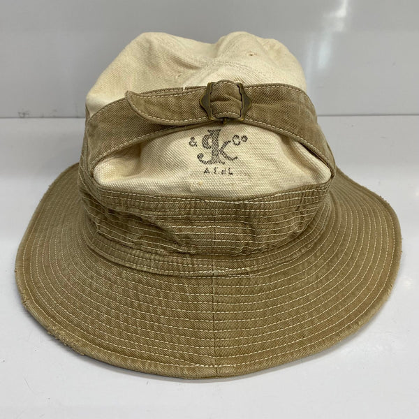 【曜日割引対象外】 【中古】キャピタル KAPITAL 老人と海 ヴィンテージ加工 チノ 帽子 メンズ帽子 ハット ベージュ 201goods-602 VB