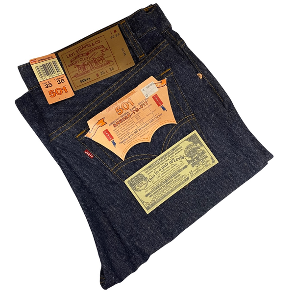 【曜日割引対象外】 リーバイス Levi's 90's 501XX 94年製 デッドストック フラッシャー付き USA製 デニム ブルー W35 L36サイズ 201MB-1177 VB