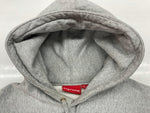 シュプリーム SUPREME 17AW Box Logo Hooded Sweatshirt ボックスロゴ プルオーバー パーカー フーディ 刺繡 GRAY パーカ ロゴ グレー Mサイズ 104MT-379