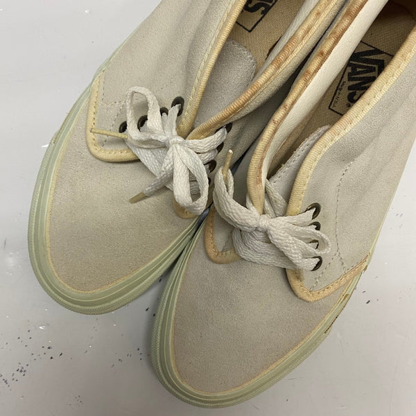 【曜日割引対象外】 ヴァンズ VANS 90's チャッカブーツ ホワイトスエード チェッカー USA製 メンズ靴 スニーカー ホワイト 26cmサイズ 201-shoes1437 VB