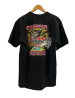 クリスチャン・フレッチャー Christian Fletcher ヴィンテージ Vintage 90s スカルサーファー サーフT サーフィン オールドサーフ 黒 袖シングル US古着 XL Tシャツ ブラック LLサイズ 101MT-4966