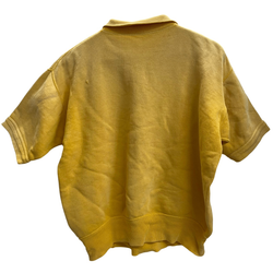 【曜日割引対象外】 ヴィンテージ vintage 60's RUSSELL SOUTHERN CO. Russell Athletic USA製 ハーフジップ 半袖 スウェット イエロー Mサイズ 201MT-4869 VB