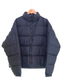 US US古着 80s Woods リップストップ中綿ジャケット Made in CANADA 短丈 ボックスシルエット 80's カナダ製 ジャケット ブラック 103MT-3008