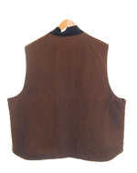 カーハート Carhartt USA製 Duck Vest ダックベスト 2XL 茶 2XL ベスト ブラウン 3Lサイズ 103MT-2464