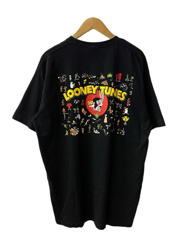 キス KITH 20SS x Looney Tunes That's All Folks Tee クルーネック Tシャツ プリント Tシャツ ブラック XLサイズ 201MT-2683