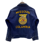 【曜日割引対象外】 ヴィンテージ vintage FFA ファーマーズジャケット コーデュロイ ジャケット ネイビー 36サイズ 201MT-4296 VB