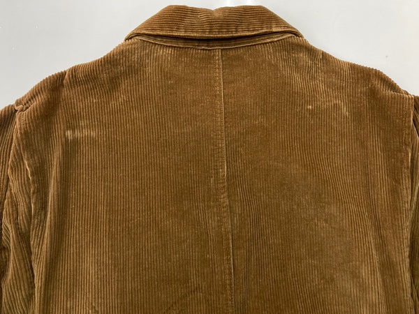 ラルフローレン Ralph Lauren 90s 90年代 ハンティングジャケット カバーオール コーデュロイ 太畝 茶色  ジャケット 無地 ブラウン Mサイズ 104MT-1984