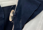 スタジオニコルソン STUDIO NICHOLSON PEACHED COTTON TWILL PANTS ピーチ コットン ツイル パンツ ジップフライ ワイド ズボン 紺 無地 SNM-351 ボトムスその他 ネイビー Sサイズ 104MB-154