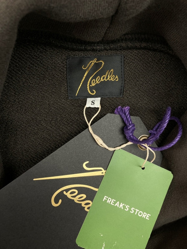 ニードルス Needles 19AW SWEAT HOODY PAPILLON PRINT スウェット フーディー パーカー プルオーバー バタフライ 蝶々 茶 FK218 パーカ プリント ブラウン Sサイズ 104MT-1088