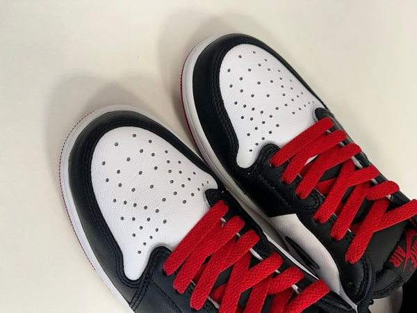 NIKE AIR JORDAN 1 RETRO LOW OG BLACK TOE ナイキ エア ジョーダン 1 ロー オリジナル つま黒 ブラックトゥ 赤・白・黒 CZ0790-106 メンズ靴 スニーカー ホワイト 26.5cm 101sh-2177