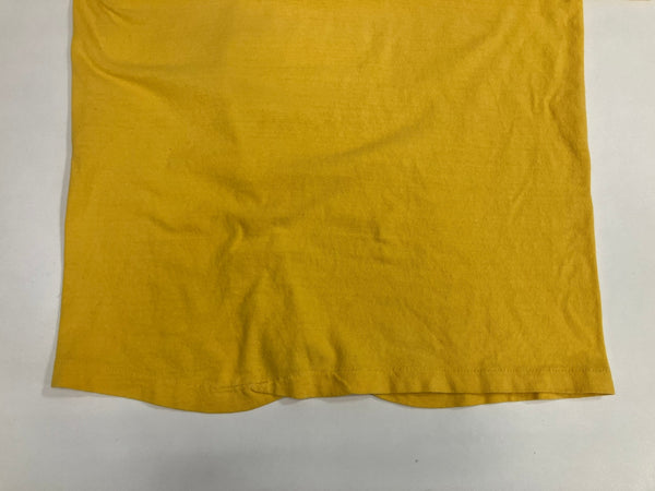 ラッセルアスレチック RUSSELL ATHLETIC 70's 70年代 金タグ後期 LIFEGUARD 染み込みプリント シングルステッチ VINTAGE ヴィンテージ MADE IN USA アメリカ製 Tシャツ イエロー Mサイズ 101MT-4648
