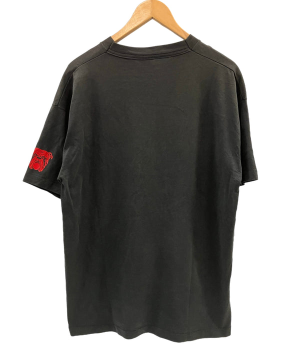 US US古着 90’s 90年代 FRUIT OF THE LOOM BESTタグ RED DOG レッドドッグ アニマルプリント 企業モノ VINTAGE ヴィンテージ XL Tシャツ ブラック LLサイズ 101MT-5057