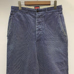 【曜日割引対象外】 リアルマッコイズ JOE McCOY 旧マッコイズ 8HOUR UNION ウォバッシュ ヒッコリー ボトムスその他 ブルー 32-36サイズ 201MB-1167 VB