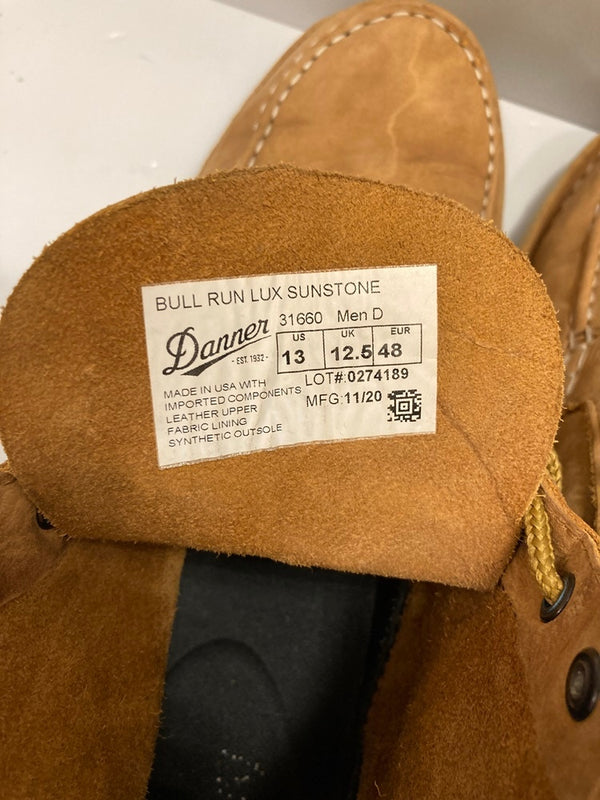 ダナー Danner BULL RUN LUX SUNSTONE ブルラン レザーブーツ  ライトブラウン 31660 メンズ靴 ブーツ ワーク US13 101-shoes1766