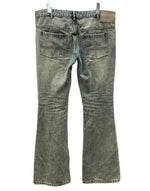 エンタイアスタジオ entire studios SLIM-FLARED JEANS スリム フレア ジーンズ ローライズ デニム 無地 ES2589SW デニム ブルー Mサイズ 104MB-330