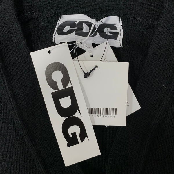 コムデギャルソン COMME des GARCONS CDG サイドスリットカーディガン SZ-N008 カーディガン ブラック Lサイズ 201MT-4484