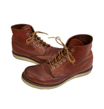 レッドウィング RED WING 8166 6INCH CLASSIC ROUND PLAIN TOE BOOTS 6インチ クラシック ラウンド プレーントゥ  メンズ靴 ブーツ ワーク ブラウン US10 28cm 101sh-1848