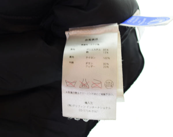 カナダグース CANADA GOOSE down vest ロゴ 刺繍 ダウンベスト黒 68F8490 ベスト ブラック Sサイズ 103MT-2820