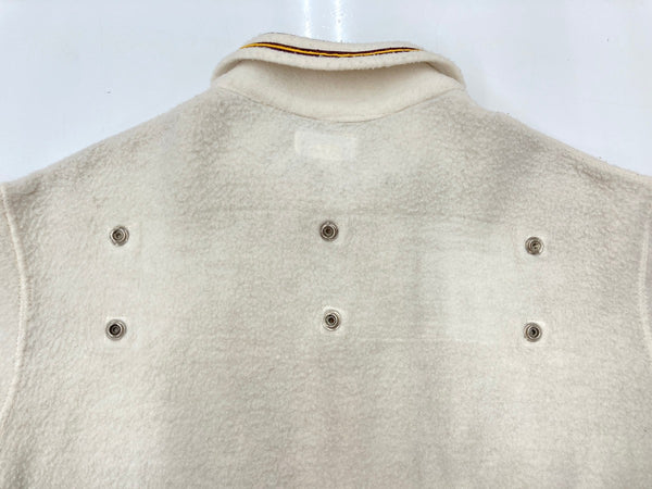 ヴィンテージ vintage 50s 50年代 Badger Sporting Goods ベースボールシャツ アーチロゴ フリース 白 サイズ 40 半袖シャツ ロゴ ホワイト 104MT-1907