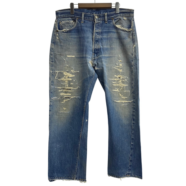 【曜日割引対象外】 リーバイス Levi's 60's 70's 501 BIG E 足長R ボタン裏16 W37 デニム ブルー 201MB-1102 VB