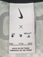 ナイキ NIKE × Off-White オフホワイト Allover Print Jersey ゲームシャツ ユニフォーム 緑 FQ0998-389 ロンT 総柄 グリーン 2XLサイズ 104MT-1622
