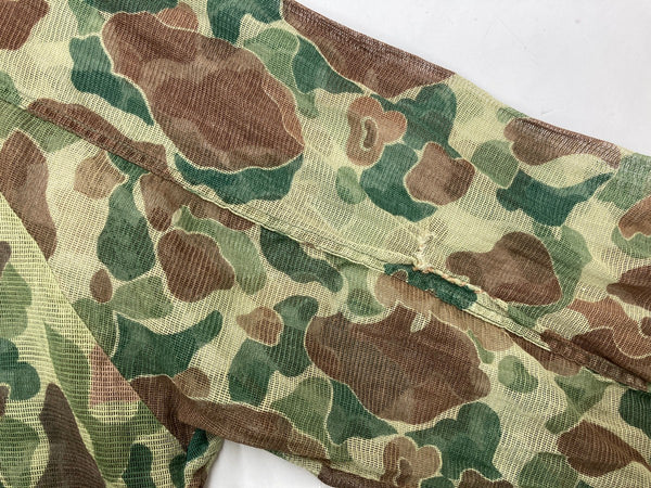 ミリタリー Military ダックハンターカモ モスキートネット シアー リメイク WALDES ZIPPER 片爪 コの字 パーカ カモフラージュ・迷彩 カーキ 104MT-1386