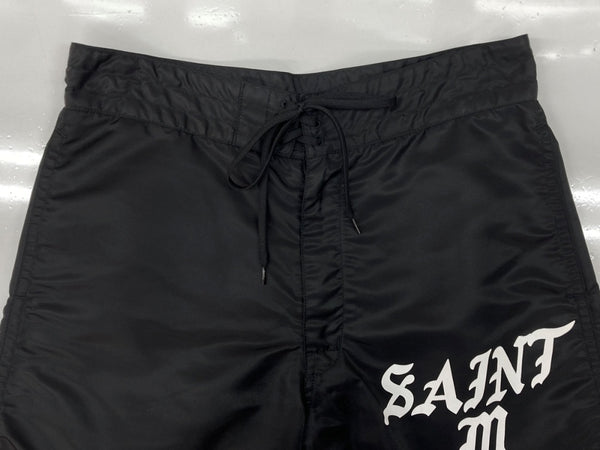セントマイケル SAINT MICHAEL 23SS SWIMMING SHORT スイミング ショーツ ハーフ ショート パンツ 短パン 黒 ロゴ SM-S23-0000-065 ハーフパンツ ブラック Sサイズ 104MB-406